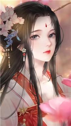 白雪铺成一片寂寥一身素袄悬笔作画