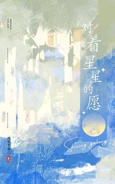 对着星空许愿的图片